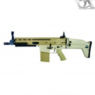 Fucile elettrico scar h mk17 tan classic army (ca-ca029p-t)