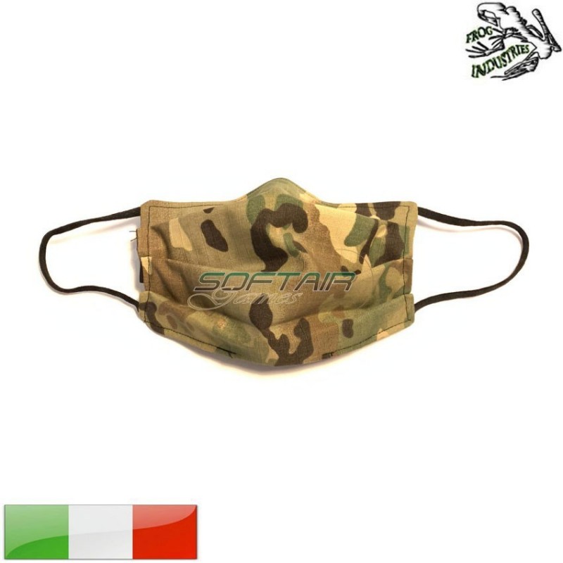 Mascherina portafiltro multicam frog industries® (fi-mask-mc)