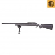 Fucile a molla sniper desert storm series 24 pro edition black rossi (re-rsm2)