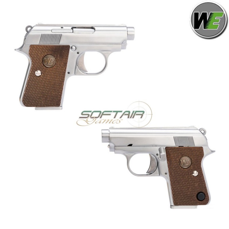 Pistola A Gas Ct25 1908 Silver We (we-ct01s)