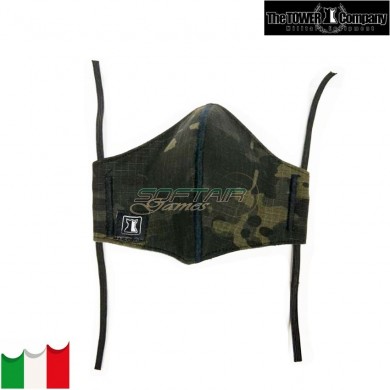 Mascherina ripstop multicam black the tower company (ttc-mask-mcbk)
