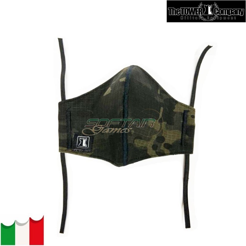 Multicam black ripstop mask the tower company (ttc-mask-mcbk)