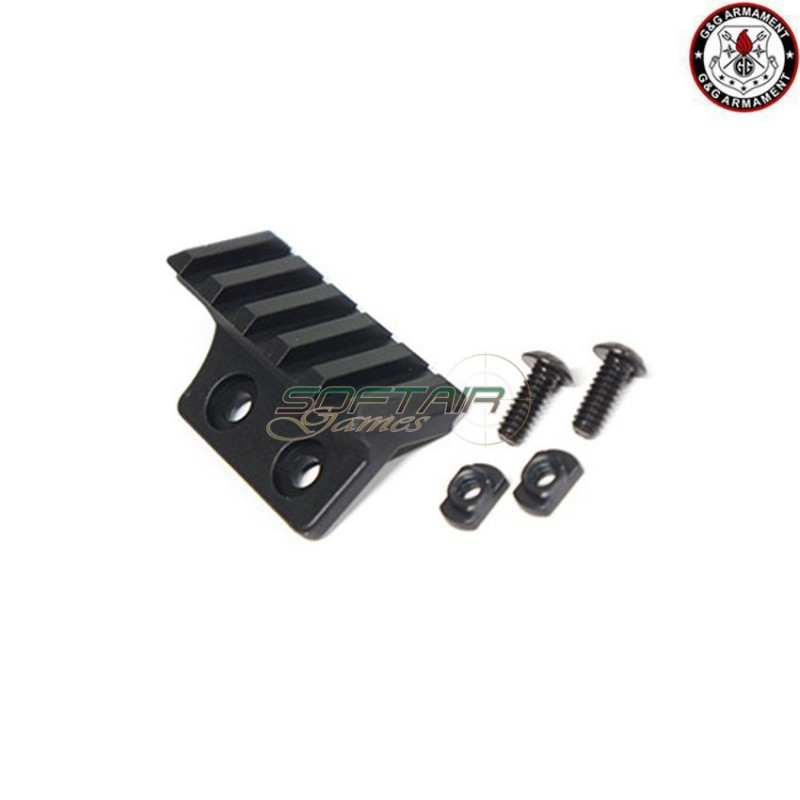 Slitta 45° black per m-lok g&g (g03200)