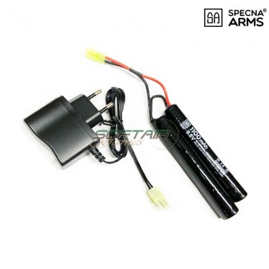 Nimh set 9.6v x 1100mah battery & charger specna arms® (spe-4)