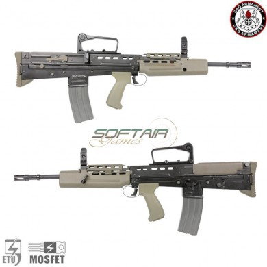 Electric rifle L85 A2 etu Full Metal blowback G&g (gg85m)