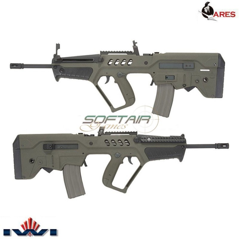 Electric rifle Tavor Tar 21 Green Long Ares (ar-037)