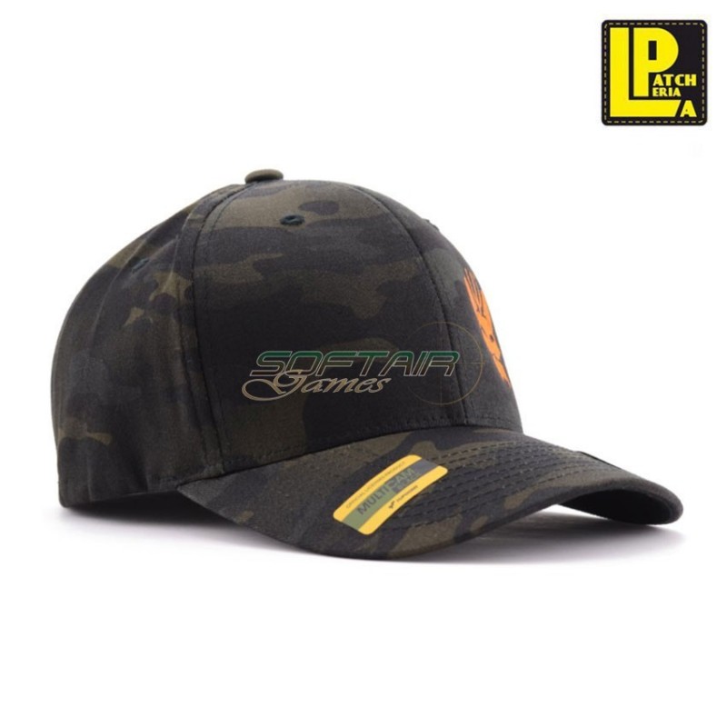 Cappello flexfit® multicam black® bravo seal team patcheria (lp-capbtsmbc)