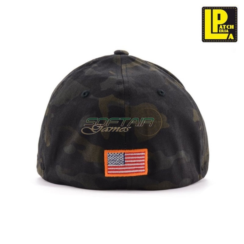 Cappello flexfit® multicam black® bravo seal team patcheria (lp-capbtsmbc)