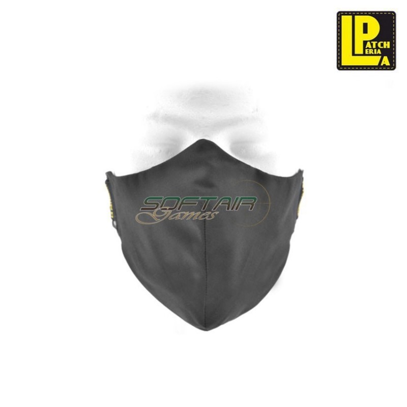 Face mask black uomo patcheria (lp-fm001)