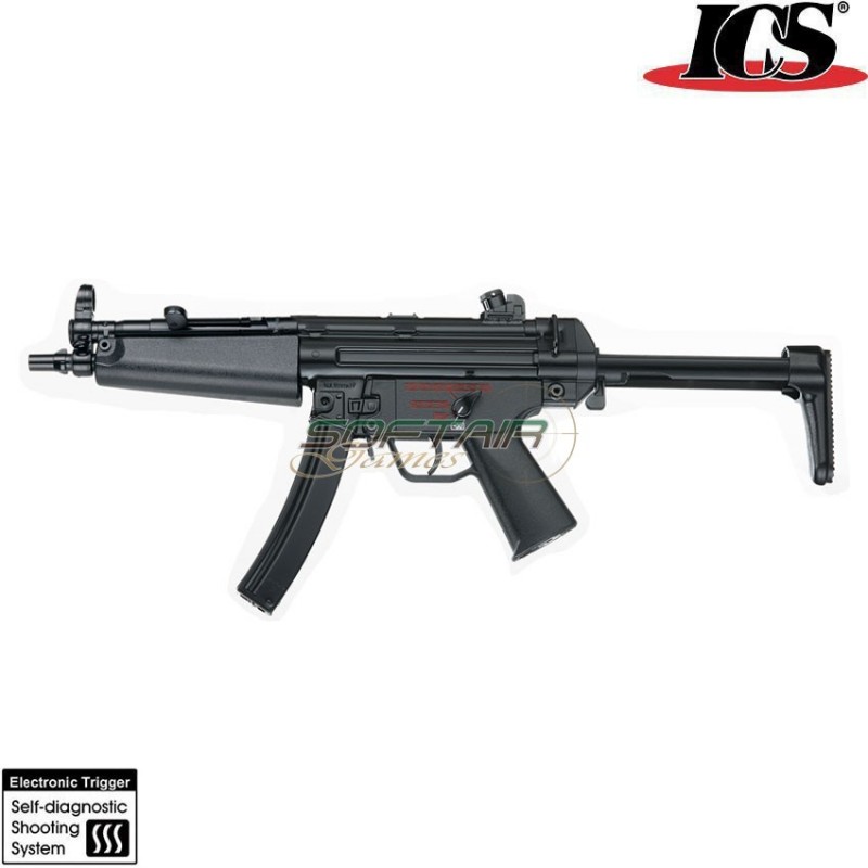 Fucile elettrico ces-p mp5 mx5-p a5 s3 calcio retrattile black ics (ics-211s3)