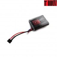 Batteria li-ion 3000mAh 11.1v Brick T-Plug Deans titan power (ttp-1185)