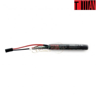Batteria li-ion 3000mAh 7.4v Stick Tamiya titan power (ttp-1143)