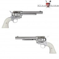 Gbb gas revolver saa.45 peacemaker 6" silver king arms (ka-110793)