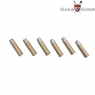 Revolver a gas saa.45 peacemaker 4" silver king arms (ka-110795)