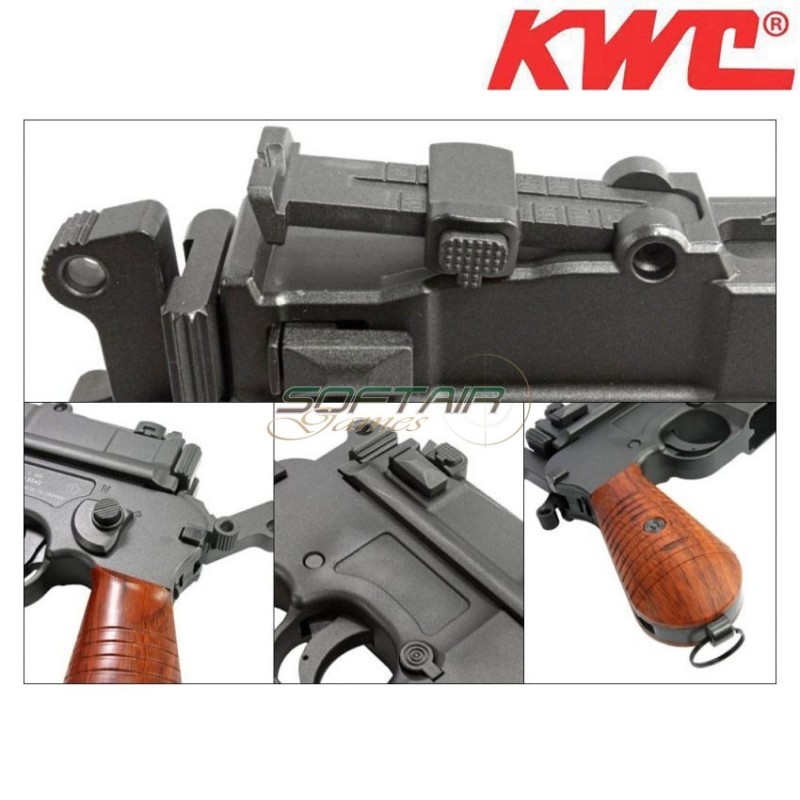 Co2 pistol m712 metal blowback semi & full auto kwc (kwc-006-full)