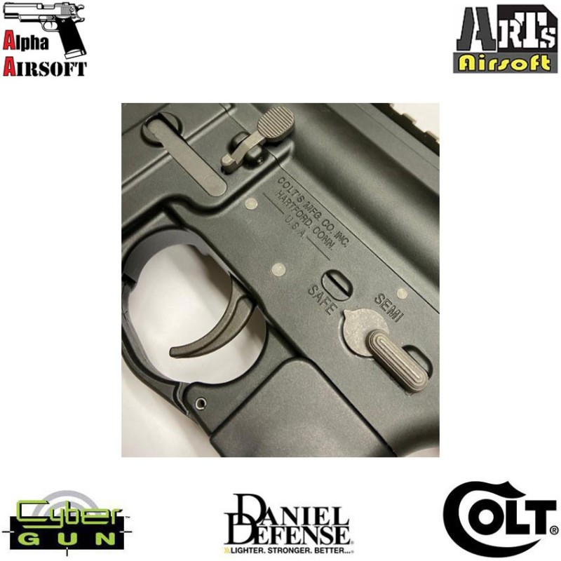 Fucile elettrico ptw mk18 mod1 dual tone daniel defense alpha airsoft colt arts airsoft (180874)