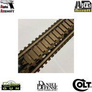 Electric rifle ptw mk18 mod1 dual tone daniel defense alpha airsoft colt arts airsoft (180874)