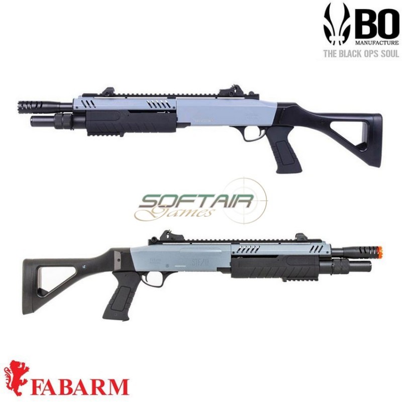 Fucile A Molla Pompa Fabarm Stf/12-11 Compact Grey Bo Manufacture (bo-lr3006gr)