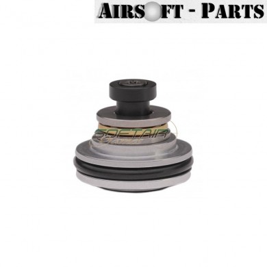 Testa pistone silenziata in alluminio airsoft parts (atp-hp-tich)