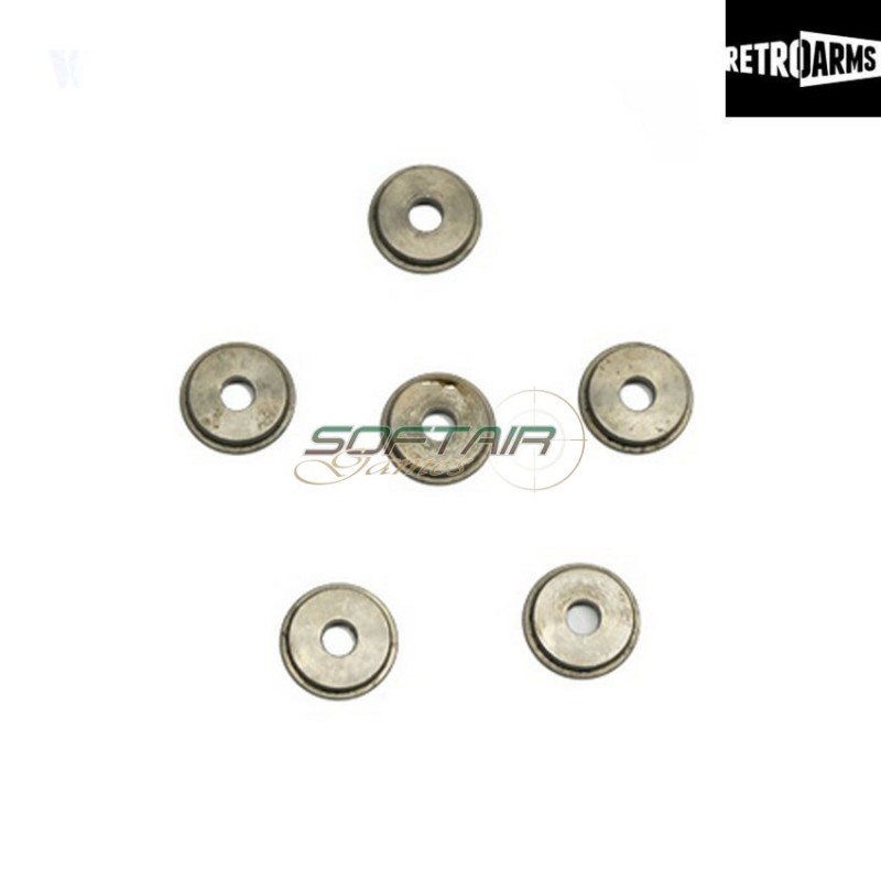 Boccole A Basso Profilo Da 9mm In Acciaio Cnc Retroarms (ra-6844)