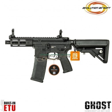 Fucile elettrico Ghost XS EMR black Carbontech ETU evolution airsoft (ea-ec28ar-etu)