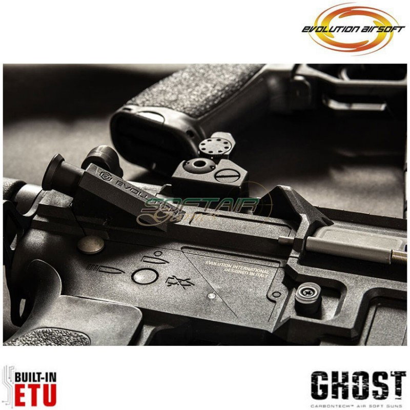 Electric rifle Ghost M EMR A black Carbontech ETU evolution airsoft (ea-ec34ar-etu)
