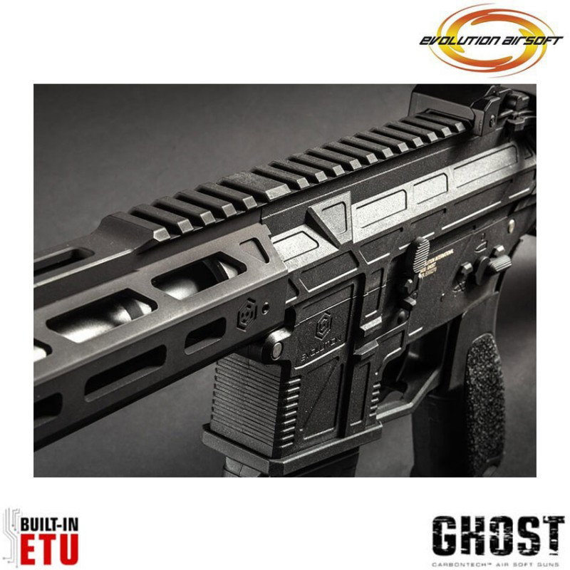 Fucile elettrico Ghost L EMR black Carbontech ETU evolution airsoft (ea-ec35ar-etu)