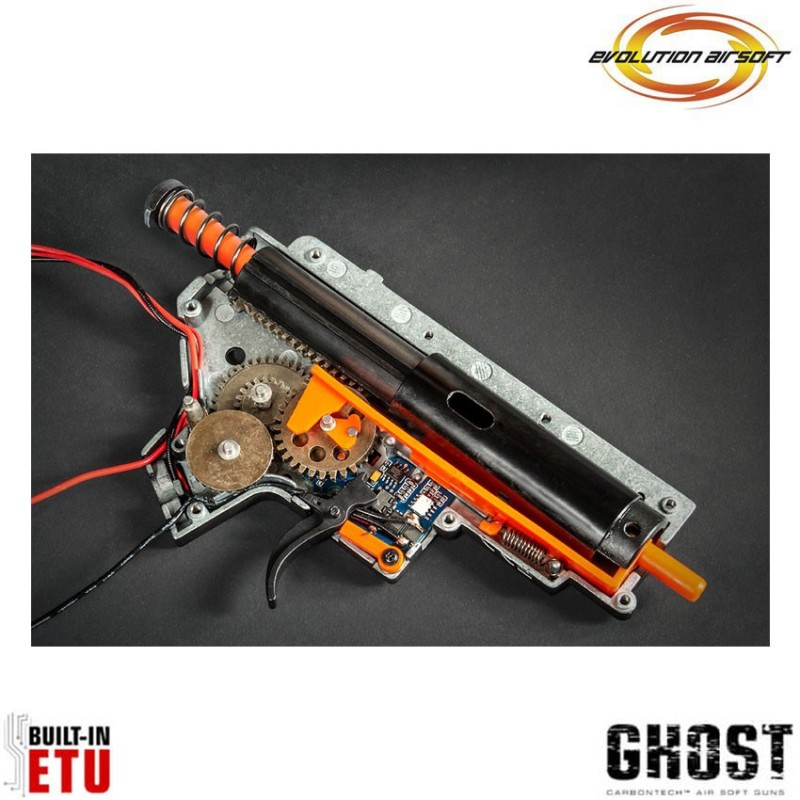 Fucile elettrico Ghost S EMR PDW black Carbontech ETU evolution airsoft (ea-ec37ar-etu)