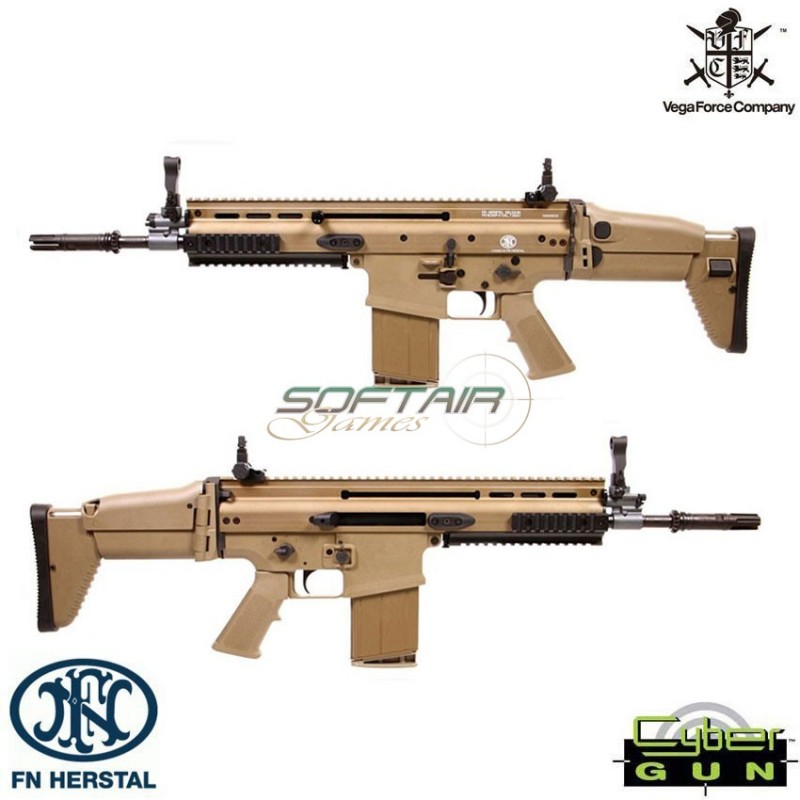 NEW 2021 Gas Rifle Gbbr Blowback Scar H Mk17 Dark Earth Fn Cybergun Vfc (200550)