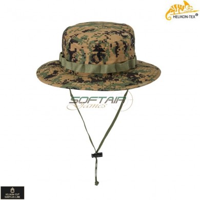 USMC Digital Woodland Boonie Hat PolyCotton Twill Marpat helikon-tex® (ht-ka-usm-pt-07)
