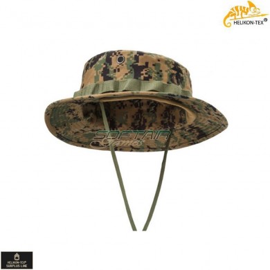 USMC Digital Woodland Boonie Hat PolyCotton Twill Marpat helikon-tex® (ht-ka-usm-pt-07)