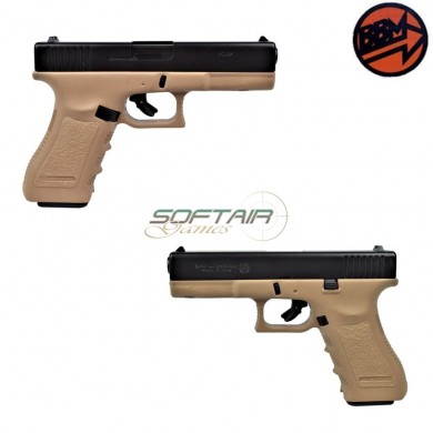 Blank Pistol Gap Tan/Black Caliber 8 Bruni (br-1400bt)