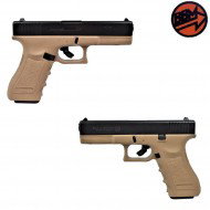 Pistola A Salve Gap Pak Tan/Black Calibro 9 Bruni (br-1401bt)