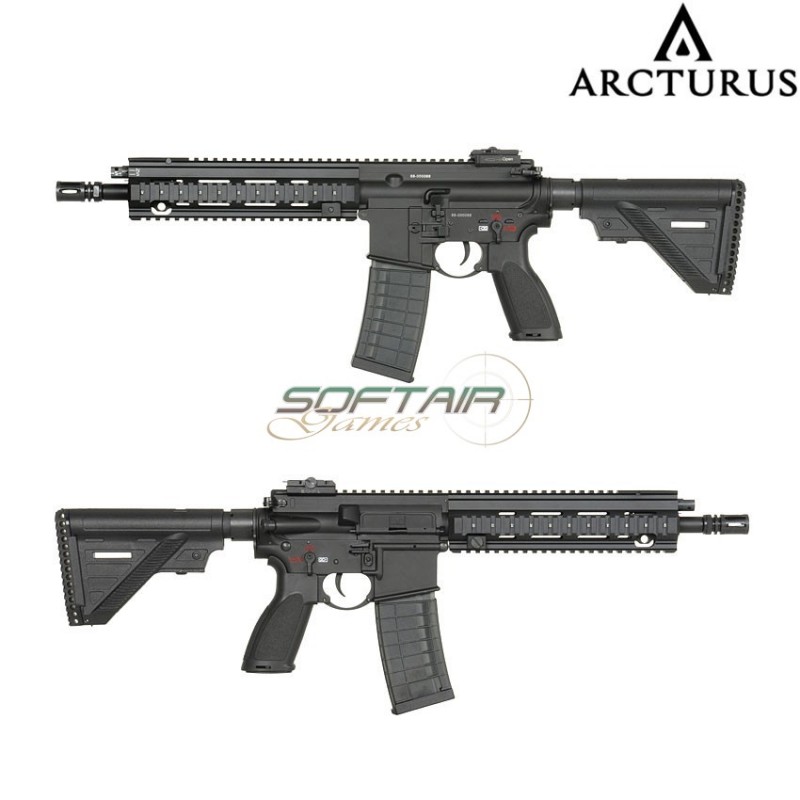Electric rifle gr16 mod5 416 a5 style full metal black arcturus (at-ht01-bk)