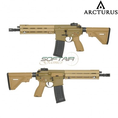 Fucile elettrico gr16 mod5 416 a5 style full metal tan arcturus (at-ht01-tn)