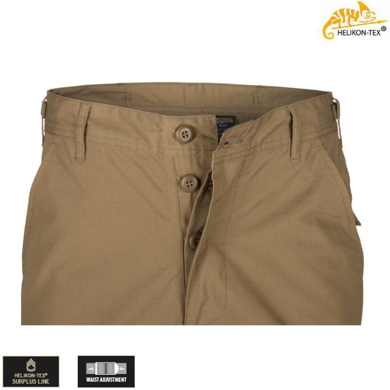 Pantaloni Bdu Design Coyote Polycotton Ripstop Helikon-tex® (ht-sp-bdu-pr-11)