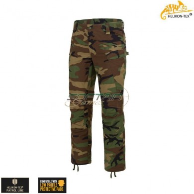 SFU NEXT Pants Mk2® Woodland PolyCotton Stretch Ripstop Helikon-tex® (ht-sp-sn2-sp-03)