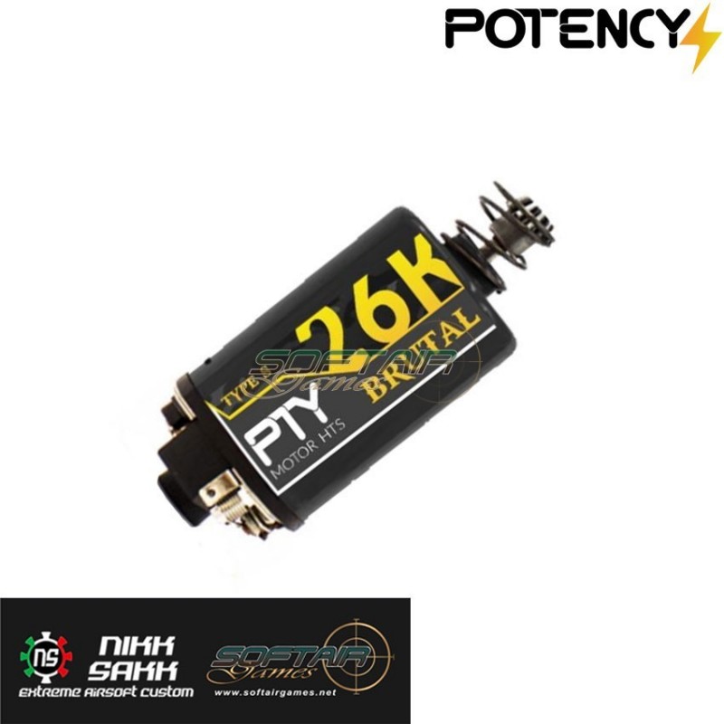 Motore albero corto 26k brutal™ ns/sg potency® (pty-s26k)