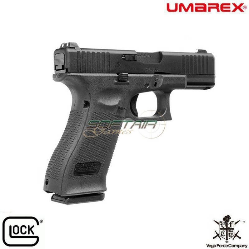 Gas gbb pistol glock 45 gen.5 black blowback vfc umarex (um-30817)