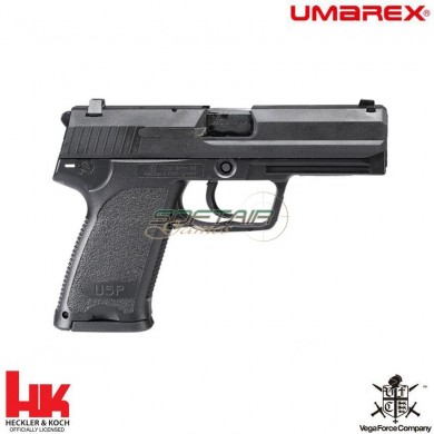 Pistola a gas usp black blowback h&k vfc umarex (um-2.6437)
