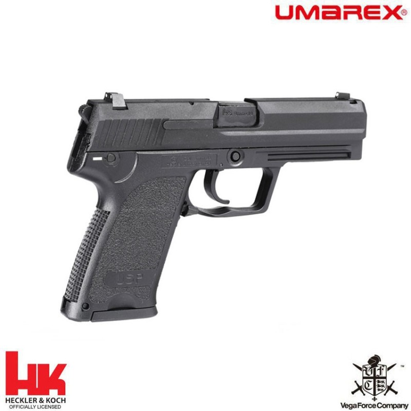 Pistola a gas usp black blowback h&k vfc umarex (um-2.6437)