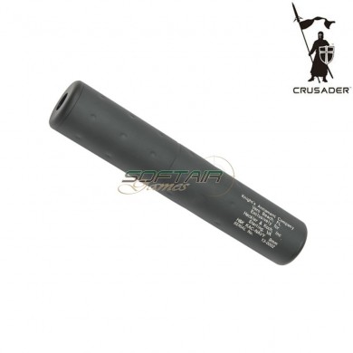 Silenziatore 190mm mp5 kac style black 14mm ccw crusader (cr-gm010011)