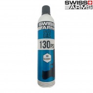 Bottiglia di gas 130 psi sec 760ml / c30 swiss arms (603511)