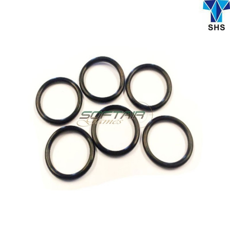Set 6 o-rings 20x2.5mm per testa pistone shs (shs-he007)