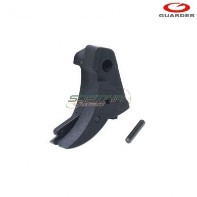 Grilletto liscio black per serie glock gbb guarder (glk-134-bk)