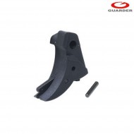 Grilletto liscio black per serie glock gbb guarder (glk-134-bk)