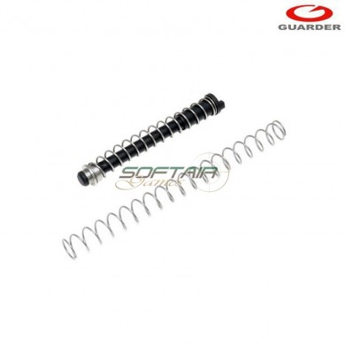 Steel Recoil Spring Guide per pistola Marui Glock 19 gbb guarder (glk-159)