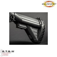 Electric rifle e-416 cqb ets black evolution airsoft (ea-eh17ar-ets)
