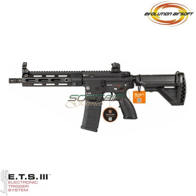 Fucile elettrico e-416 rahg ets black evolution airsoft (ea-eh19ar-ets)