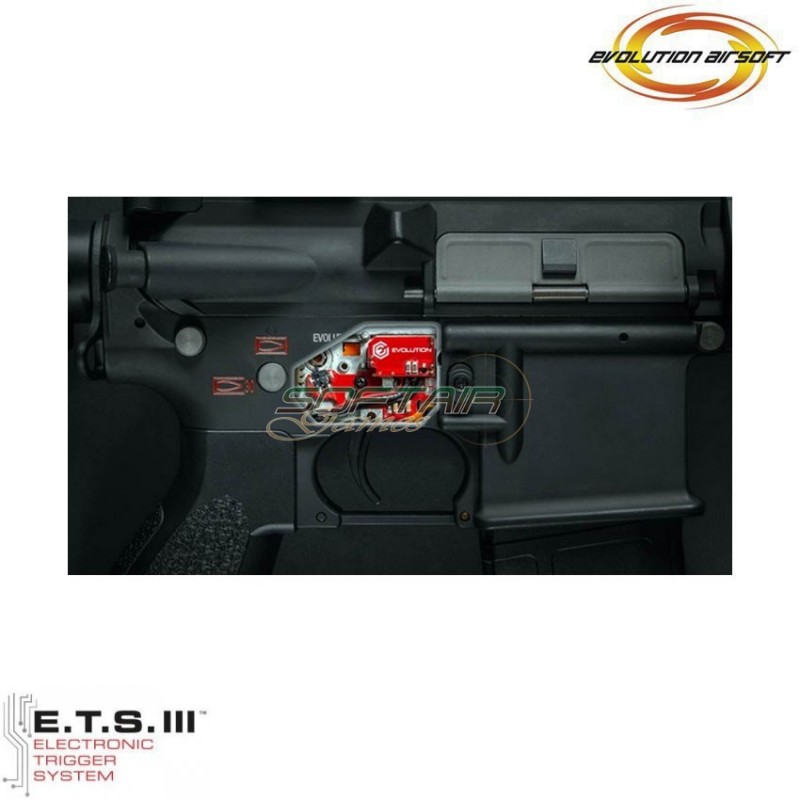 Electric rifle e-416 rahg ets black evolution airsoft (ea-eh19ar-ets)